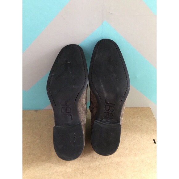 Jean Baptiste Rautureau Brown zipped LEATHER ankle boots size  39 - Picture 7 of 9